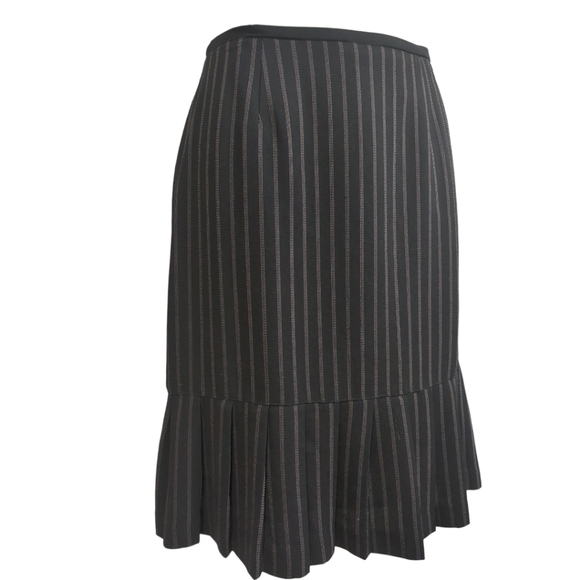 1CONRADC Collection Black and Pink Strips Skirt Size 6 - Picture 9 of 9